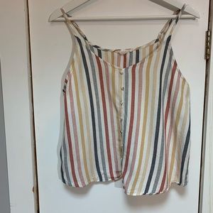 Mine brand strapped tanks Size M but fits like a S